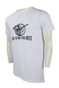 T824 團體訂製男裝短袖T恤 設計印花logo款短袖T恤 澳洲 RB 男裝短袖T恤製作中心    白色